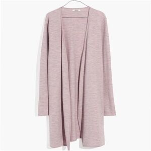 Madewell Lombard 100% Merino wool cardigan/coatigan